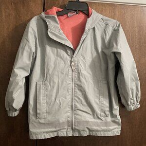 Girlie Girl Originals grey raincoat sz YS